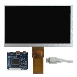 7 Inch 1024*600 Screen Display LCD Monitor Driver Control Board Mini HDMI-Compatible For Lattepanda,Raspberry Pi Banana Pi PC