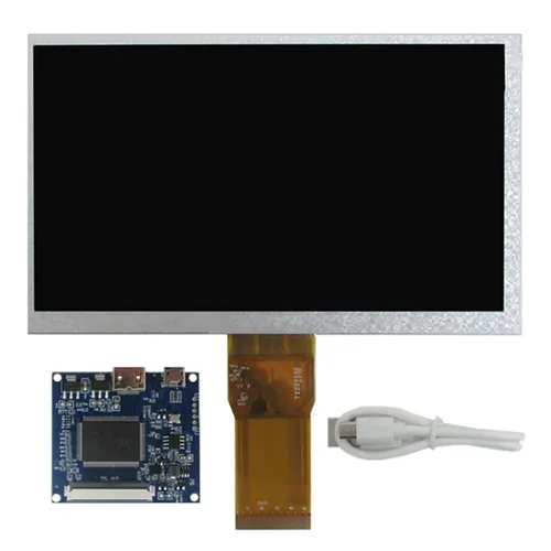 Pantalla LCD de 7 pulgadas, 1024x600, placa de Control del controlador, Mini Compatible con HDMI para Lattepanda, Raspberry Pi Banana Pi PC