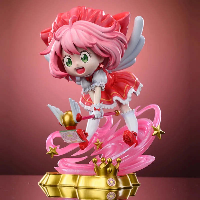 Anya Forger Cosplay Magical Girlkawaii Figure, Modèle GK, Statue Anime Kawaii, Ornements à collectionner, Jouet pour enfants, Cadeaux