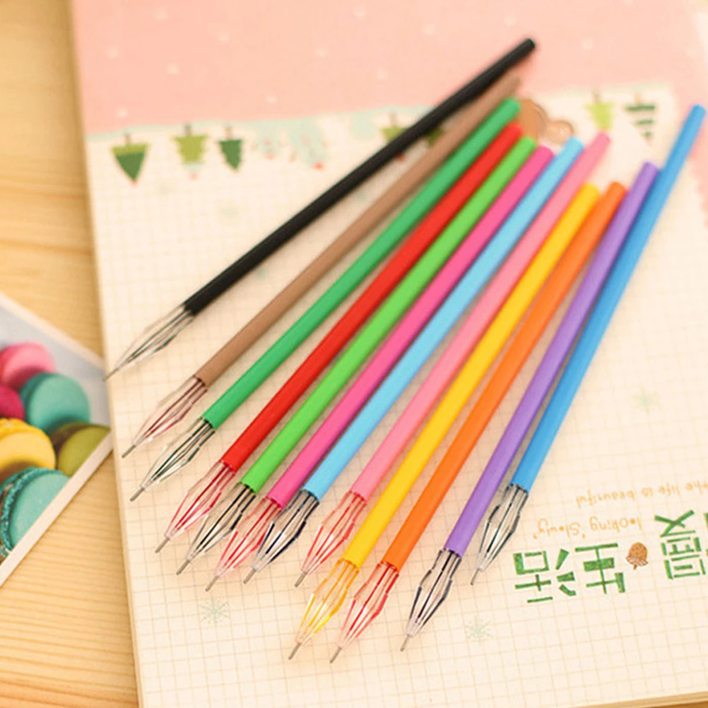 

50 Pcs Color Refills Gel Pens for Coloring Pencils Smooth Neutral Ink Replace Replacements