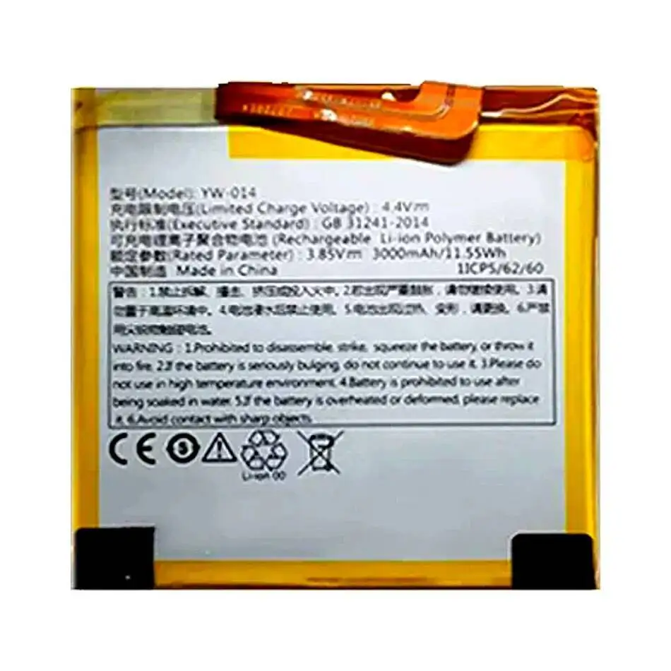 

Durable 3000Mah Mobile Phone Battery Reliable Replacement For Veken YW-014