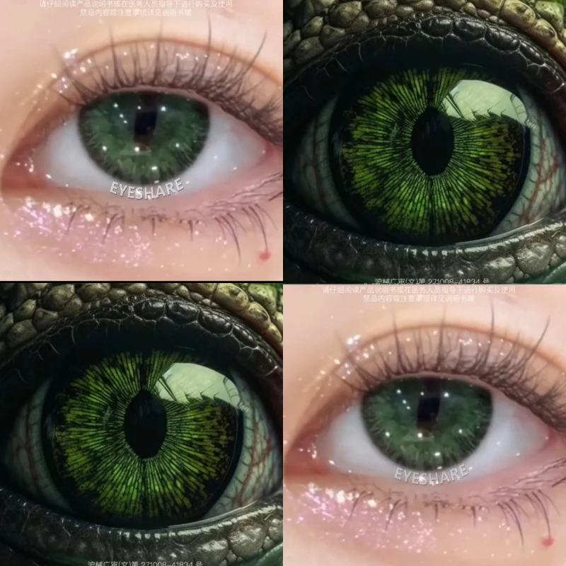 AMARA Colored Contact Lenses 2pcs Colorful Contact Lenses Anime Cosplay Contact Eye Lenses Halloween Beauty Makeup Color Lens