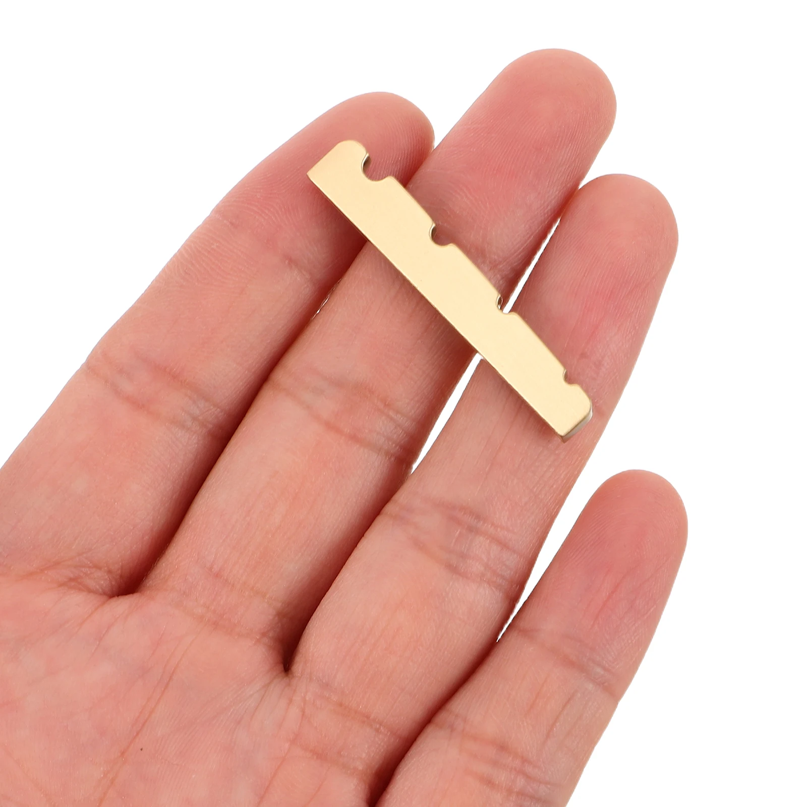 

1Pcs 4 String Bass Guitar Replacement Nut Curved Slot Design for Improved Performance Instrument Accessory