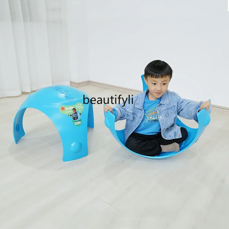 Swinging disc Drilling cage Early childhood children's sensory system intelligent training equipment vestibular balance toys