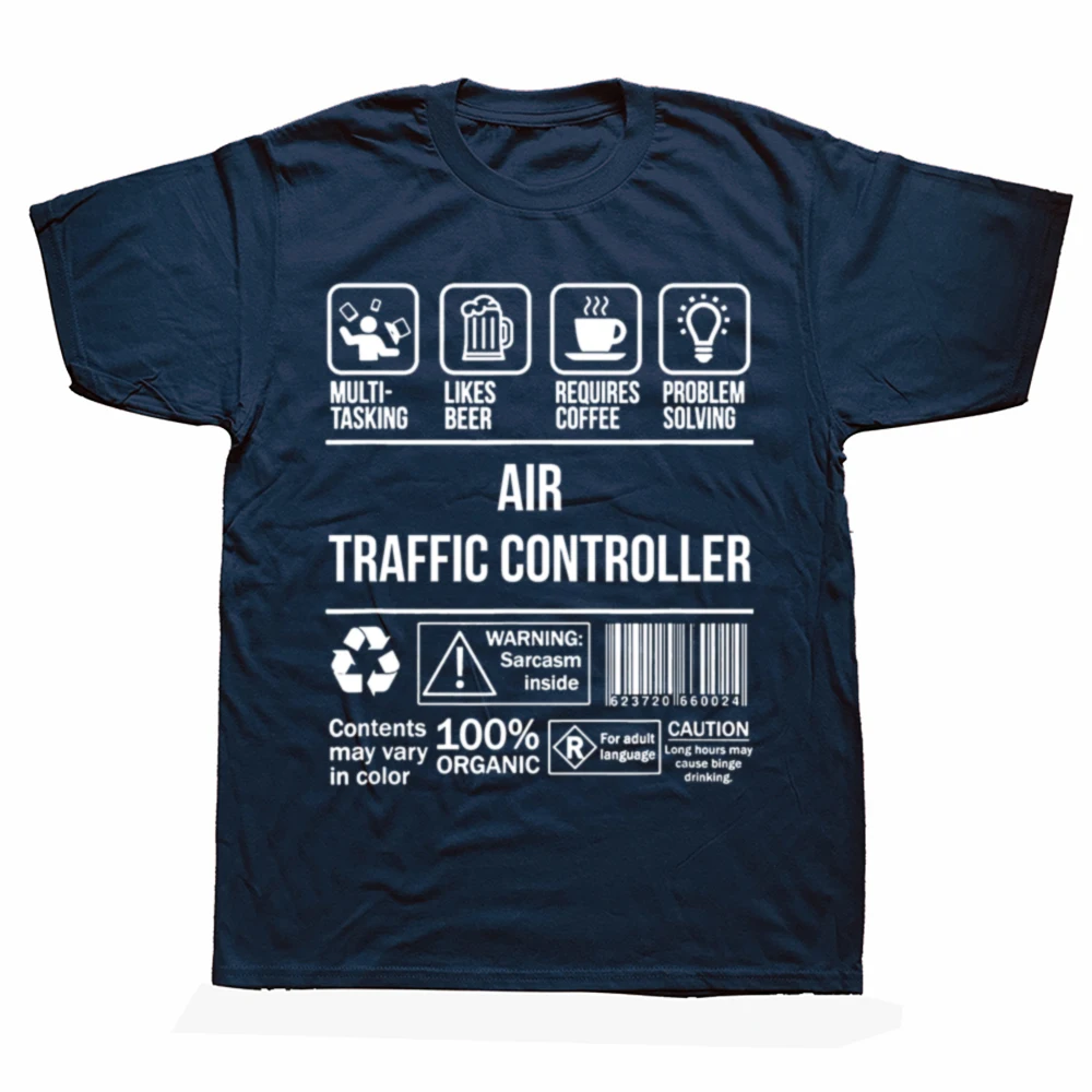 Air Traffic Controller Multitasking T Shirts Graphic Streetwear Short Sleeve Birthday Gifts Summer Style T-shirt Mens Clothing