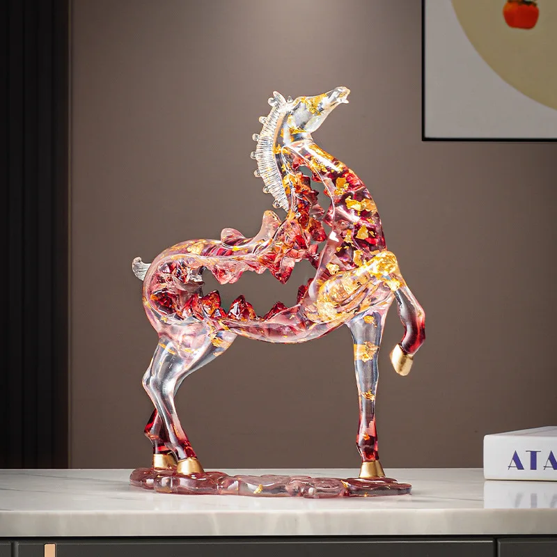 HYS new Chinese style has been successful, high-value light luxury ornaments, high-end living room wine cabinet, home decoration