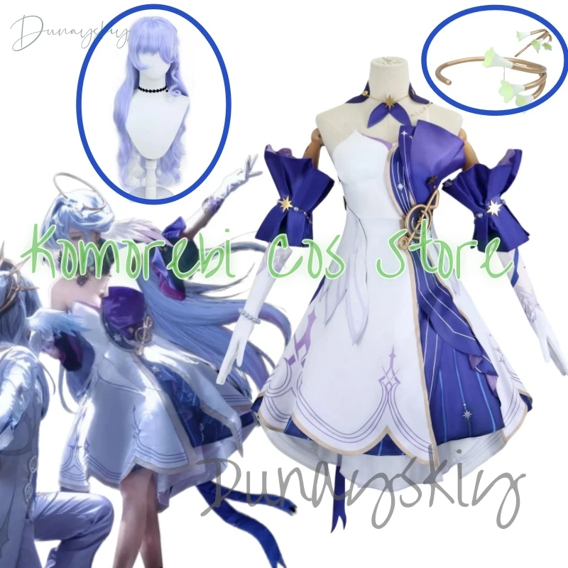 Robin Cosplay Costume Game Honkai: Star Rail Cosplay SakuraSakura -N Honkai Women Costume Dress Robin Cosplay Wig