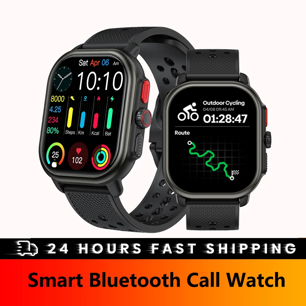 

2024 Smart Watch for Men Women 2.06 Inch GPS Bluetooth Calling Watch Waterproof Sports Ftiness Smartwatch Smarthwhatch