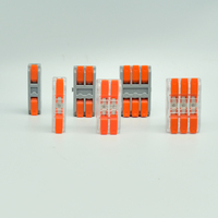 Box Electrical Lever Wire Connectors 2 Port 3 Port 5 Port Electric Cable Clamp Mini Quick Wire Terminal Connector