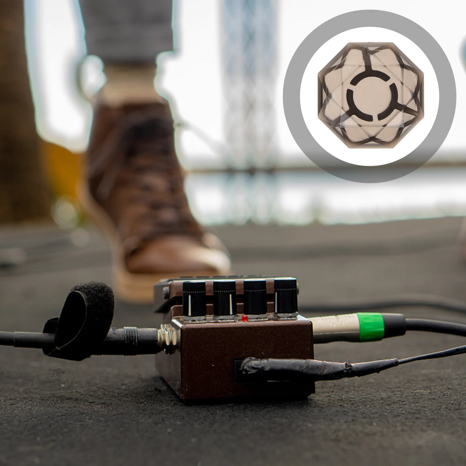 

5Pcs Guitar Effect Footswitch Toppers Pedal Caps Guitar Pedal Protection Replacement Parts Accessories Footswitch Topper