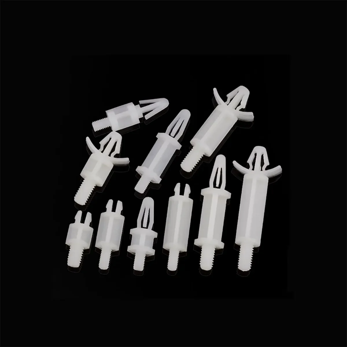 

Nylon Buckle Type PCB Board Isolation Column Circuit Board Bracket Screw Type Plastic Fixing Column SPT/PMT/SMT Series