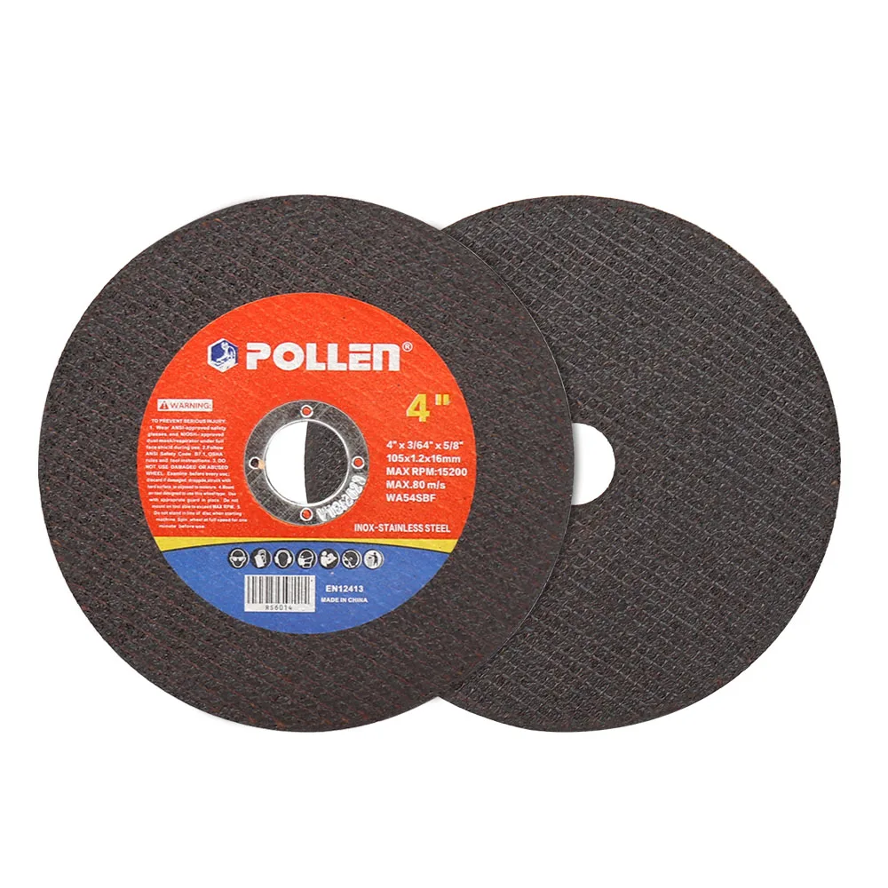 10pcs 4inch Resin Cutting Stainless Steel Discs Cut Off Wheels Flap Sanding Discs Metal Steel Grinding Discs for Angle Grinder