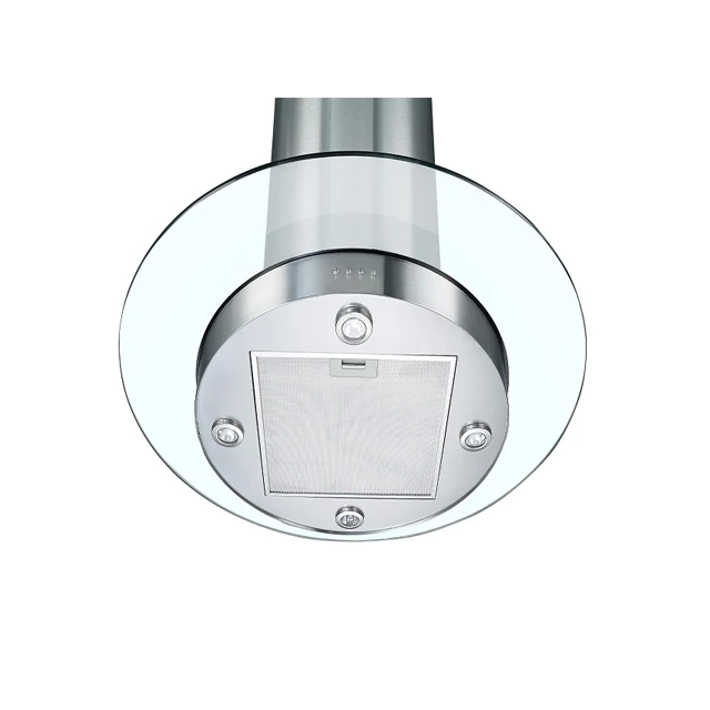 Stainless Steel Round Island Chimney Range Hood