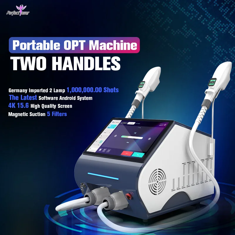 Professional OPT IPL Hair Removal Machine Elight Painless Skin Rejuvenation Pigmentation Acne Treatment Vascular Removal