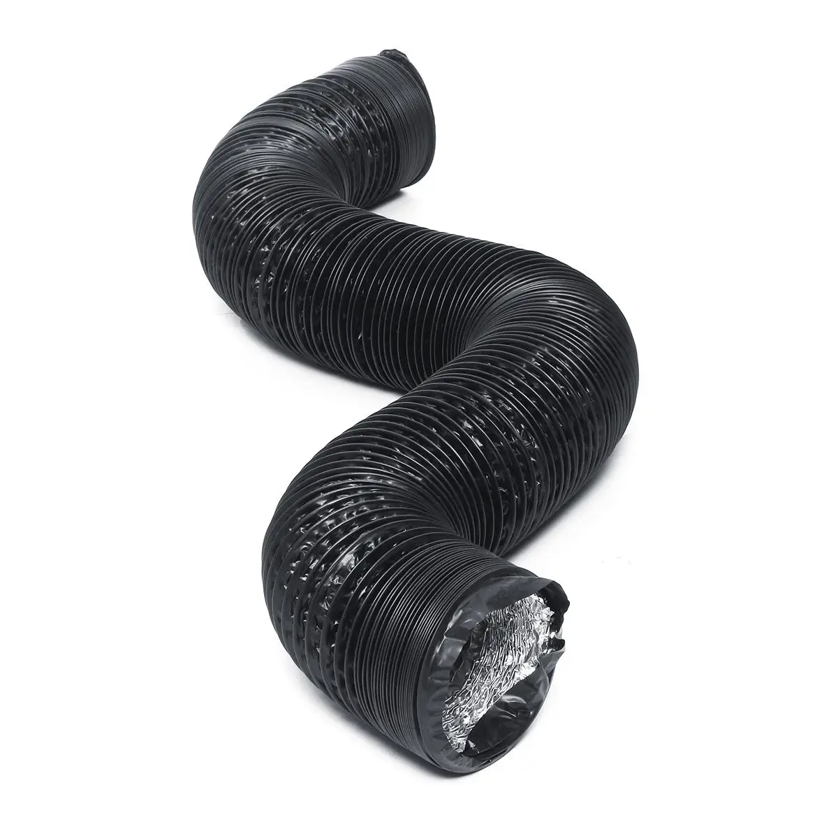 Dia 150mm Flexible 6m double Aluminium Foil Ducting Hose for Inline Duct Fan Ventilator Ventilation Tube Air Exhaust Extractor