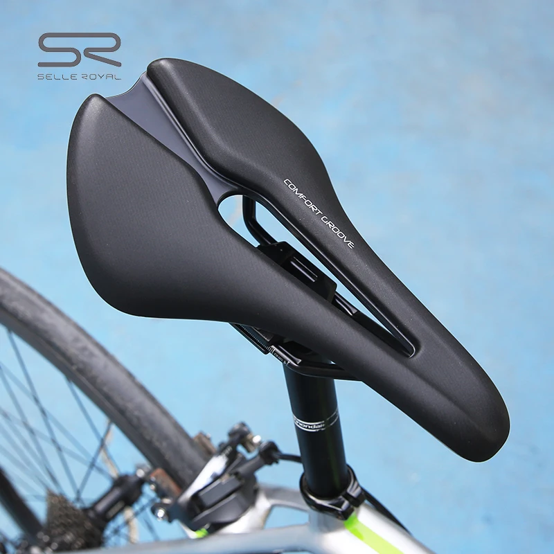 SELLE ROYAL Aeros O Hollow Breathable Bicycle Saddle Ultralight MTB Road Bike Soft Seats PU Leather Waterproof Cycling Cushion