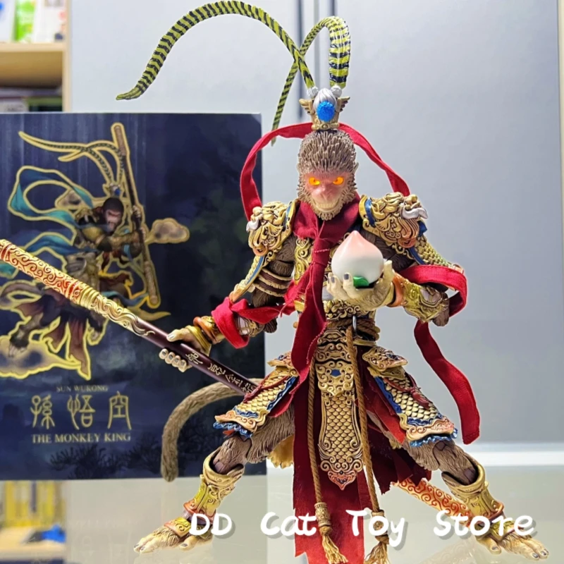 

Подлинная Fury 1/12 «Запись горного моря и бога демона» Великий мудредь Равный на небесах» Солнце Укун Боевая версия повреждения Рисунок