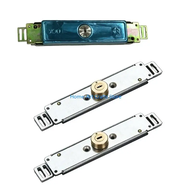 Y3NA Iron Rolling Security Door Lock Middle Roll Gate Lock Hardware Enduring