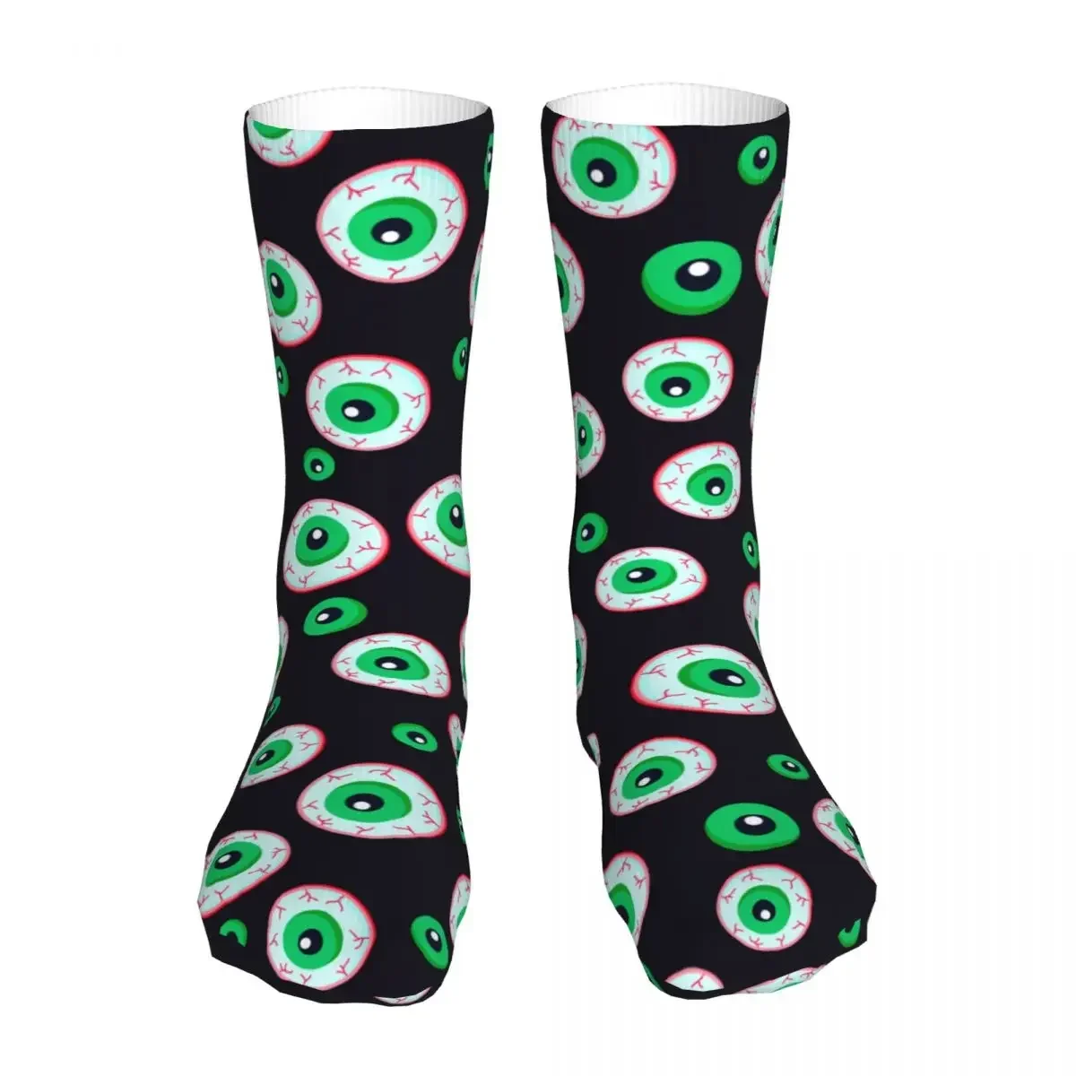 Funny Creepy Bloody Zombie Eyes Halloween Women Socks 2023 Men Sport Sock