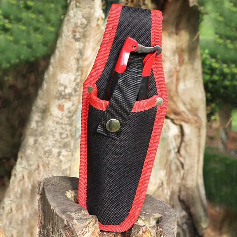 2 Pcs Pruning Shears Set Pruner Scissor Bag for Gardening Case Scabbard