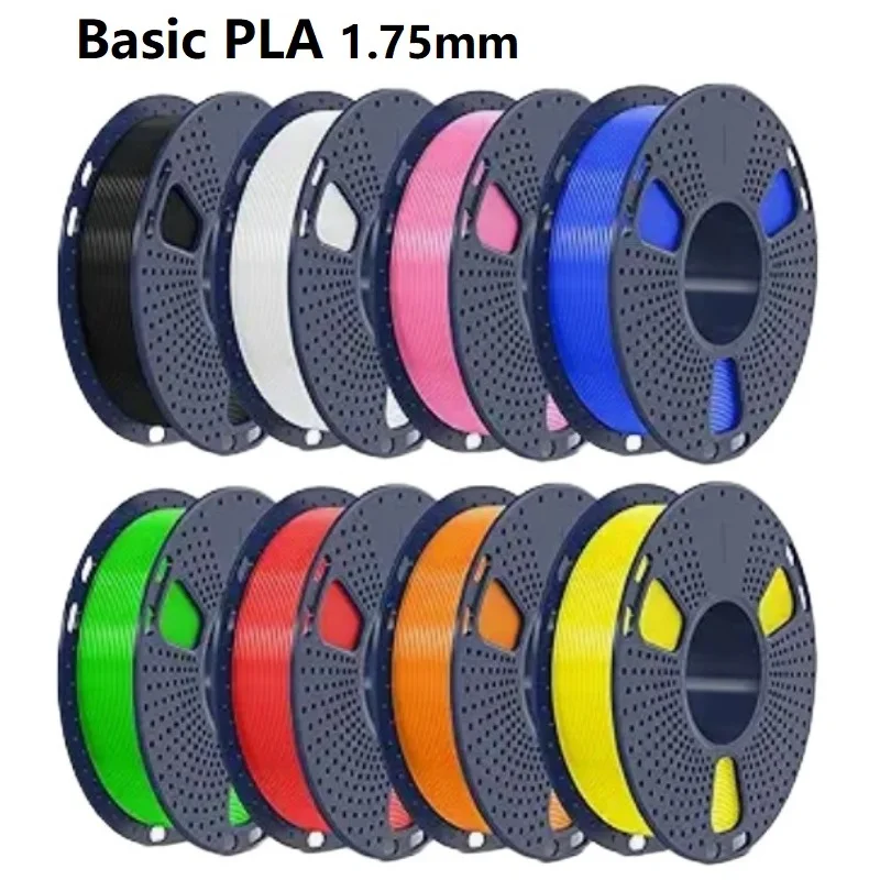 Basic PLA Filament 1.75mm 1kg/500g/250g Standard Filament FDM 3D Printer Materials Plastic High Toughness PLA Clear Filament
