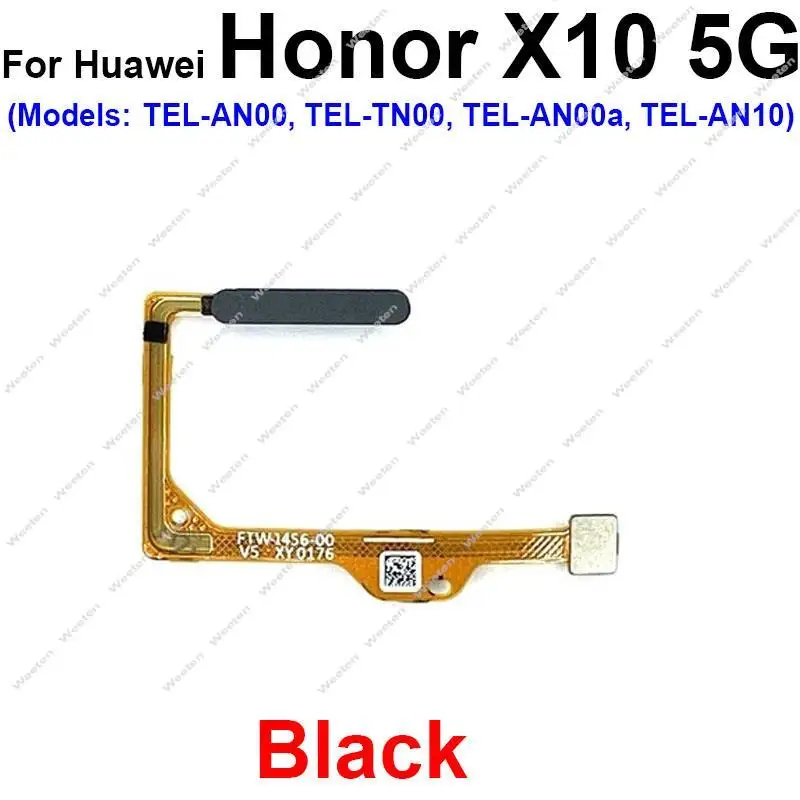 Voltar para casa botão impressão digital cabo flex para huawei honor 9x 9x pro 9xpro 20pro 20 sensor de impressão digital flex fita substituição