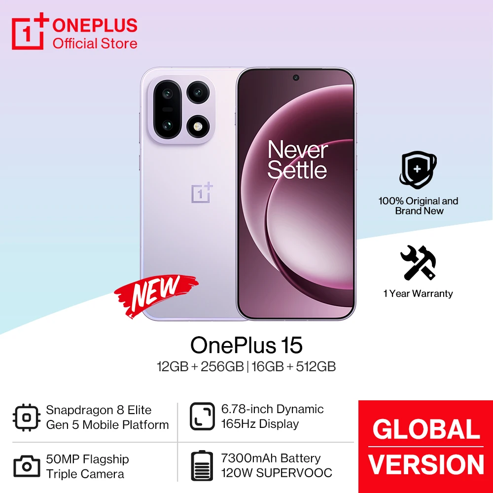 �y�Z�[�����z2025�N�V�^OnePlus 15�O���[�o���ŃX�}�[�g�t�H�� Snapdragon 8 Elite Gen 5 165Hz�f�B�X�v���C 7300mAh�o�b�e���[ 120W SUPERVOOC�[�d