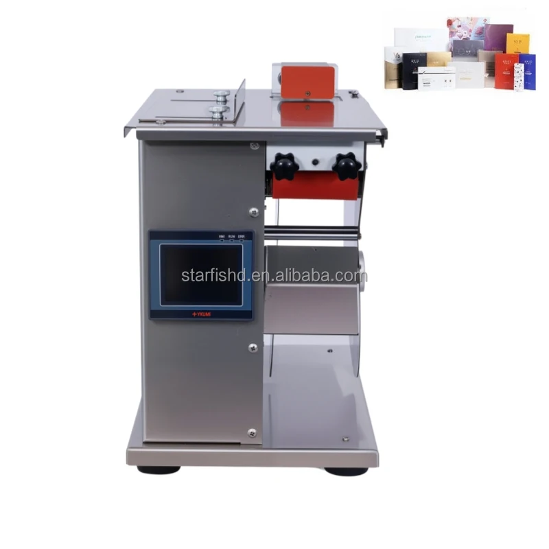 Desktop 90 Degrees Corner Wrapping Flat Corner Box Label Tamper Proofx Carton Sticker Applicator Sealing and Labeling Machine