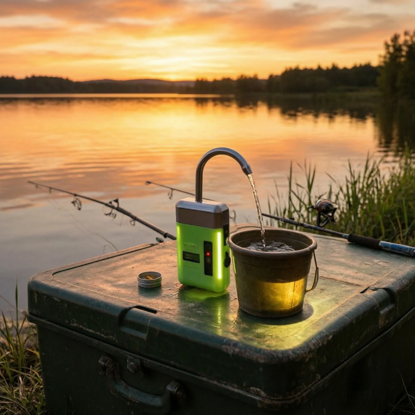 Sensing Water Pump Portable Handheld Water Pump Intelligent for Anglers, Fishing, Camping