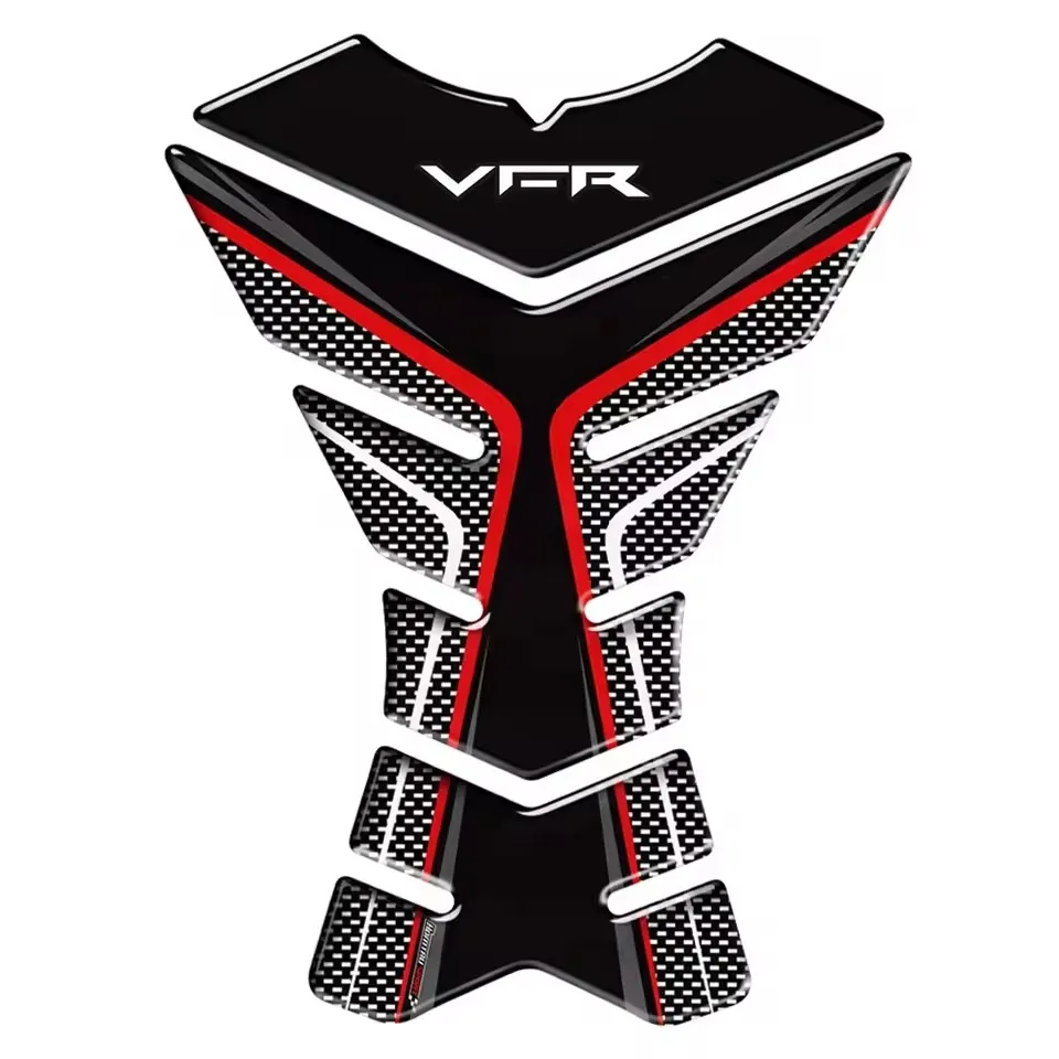 3D Motorcycle Tank Pad Protector Decal Stickers For Honda VFR 800 800F 800X 1200 1200F 1200X 400 Tankpad