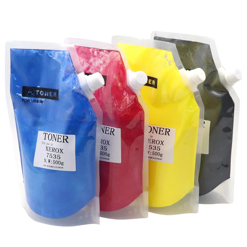 Imagem -02 - Toner 500g Compatível com Xerox 7525 7556 7955 2276 3374 3376 4476 5576 7556 7858 7530 7425 7428 7435 pó de