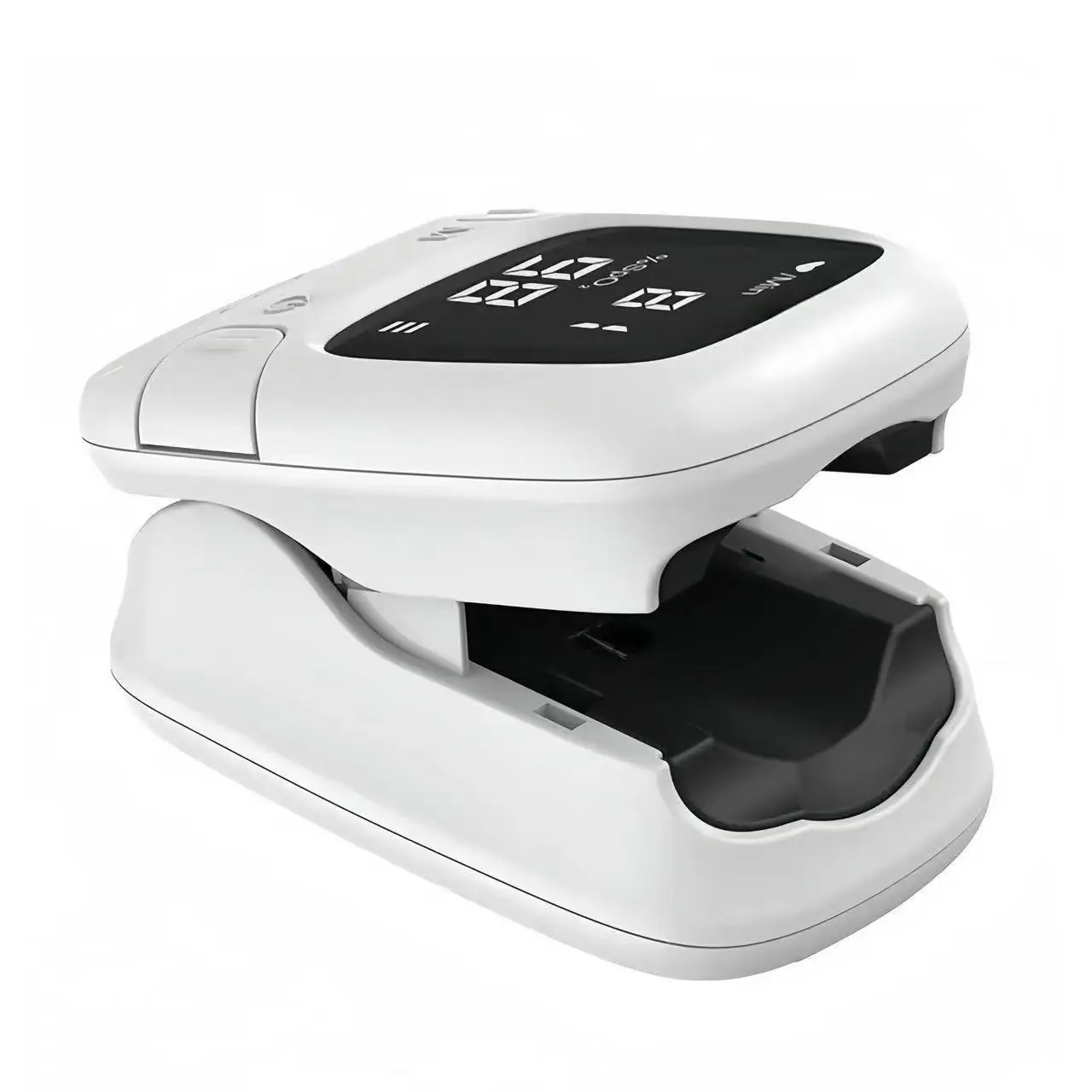 Finger Pulse Oximeter OLED Blood Oxygen Saturation Heart Rate Monitor Oxymeters Medical With Respiratory Digital Oximeter