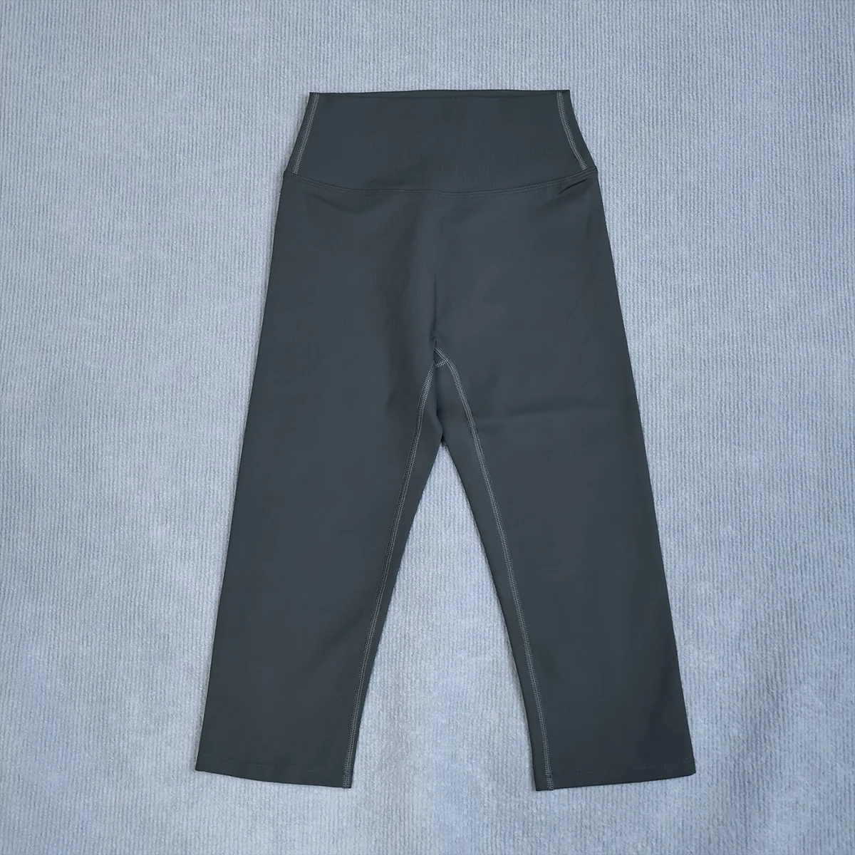 Ctenkevet Hochtaillierte 3/4-Yoga-Hose für Damen, Sommer-Hüftliftende Capri-Leggings, Fitness-Sweathose, Sportmode für Frauen – Detail 13
