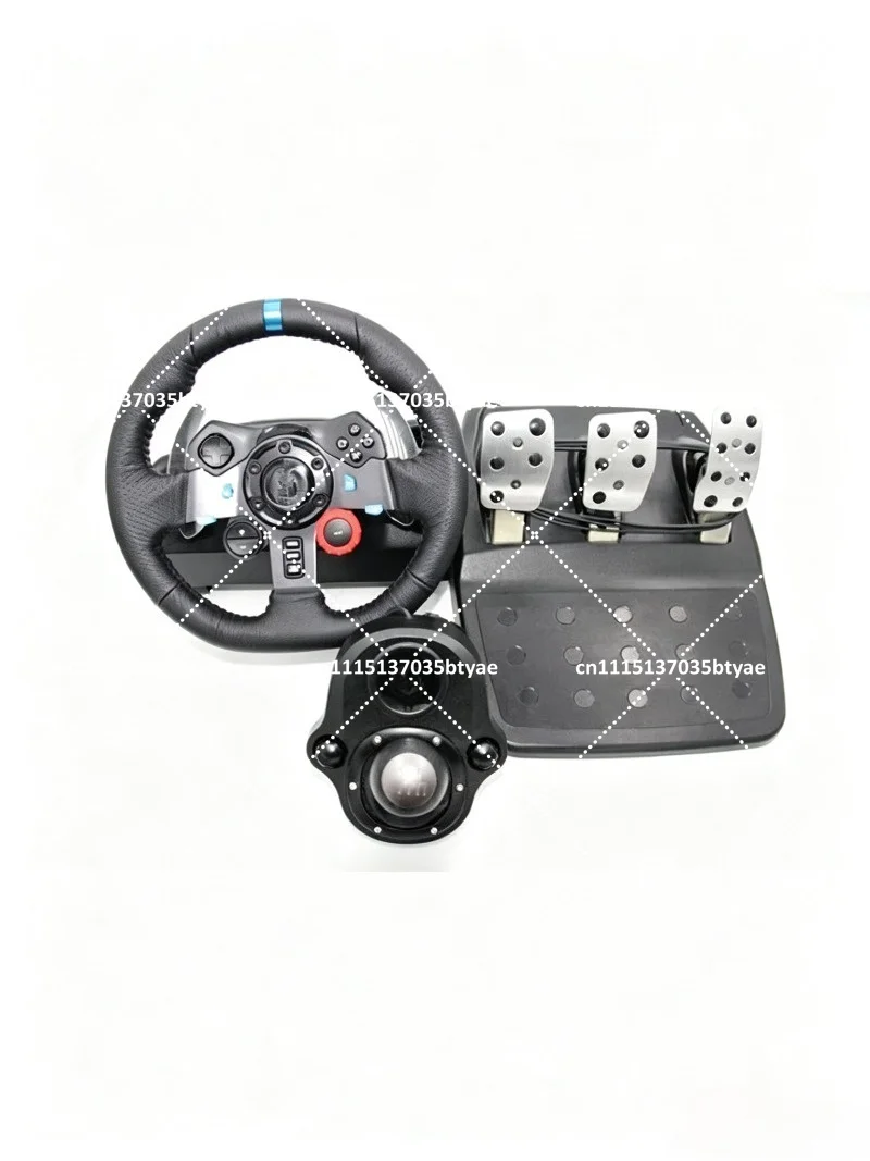 Racing simulation driving G29/G923 game steering wheel, dual motor force feedback, support PC/PS4/PS5 platform