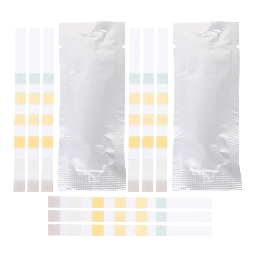 100Pcs Water Test Strips pH Chlorine Nitrate Hardness Alkalinity Testing for Pool Spa Aquarium Hot Tub Pond