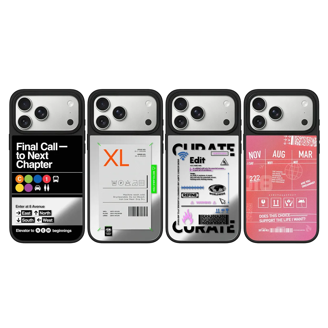 

Recycling Label Mirror Surface Phone Cover for IPhone 12 13 14 15 16 17 Pro Max Case for IPhone 17 Air