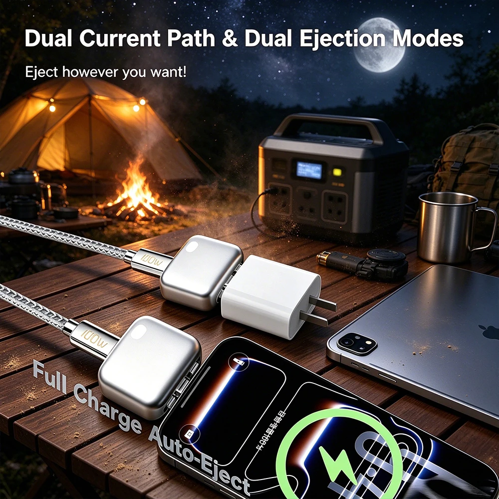 Portable Type-C Fast Charger Block Dual Core Safety Protection Universal Power Adapter For Digital Devices