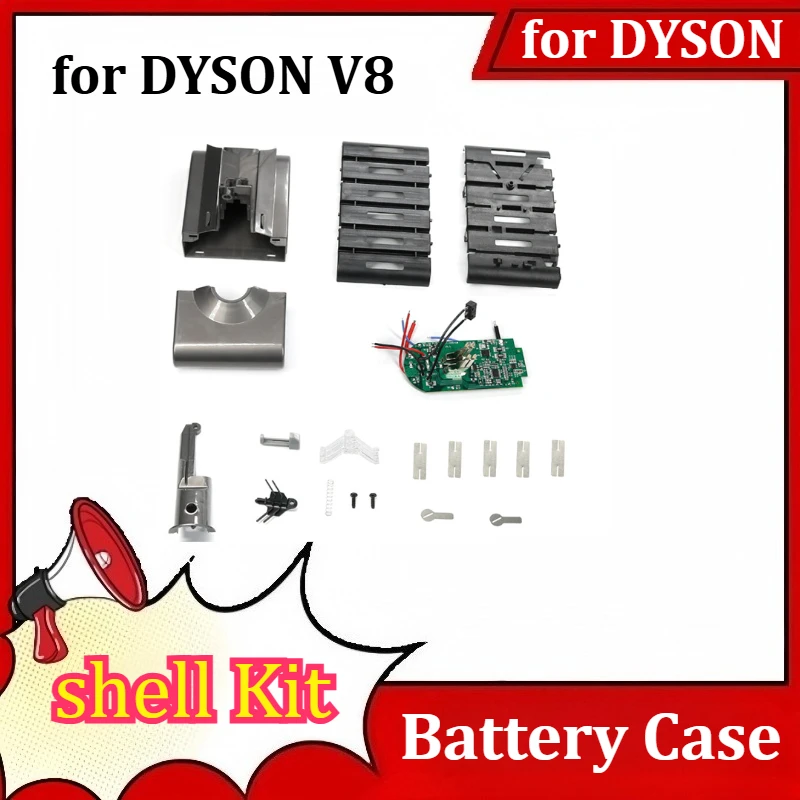 

For DYSON V8 21.6V Vacuum Cleaner Lithium Battery 18650-6-core PCB Protection Plate/battery Case Sleeve