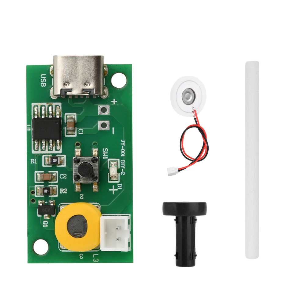 Adjustable Fog Volume Humidifier Module Micro Porous Atomization Three Gear Control Board Type C Interface Ultrasonic Atomizer