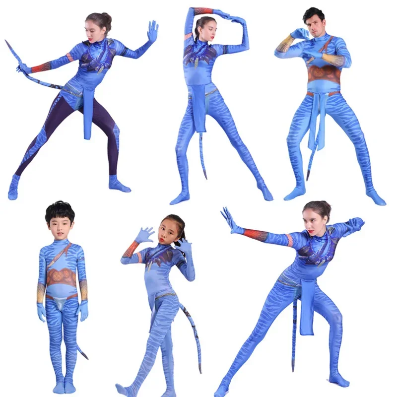 aa Espero99 De Weg van Water Cosplay Anime Halloween Kostuums voor Kinderen Volwassen Aar Zentai Bodysuit Jumpsuits Vermomming Wo qq 2025