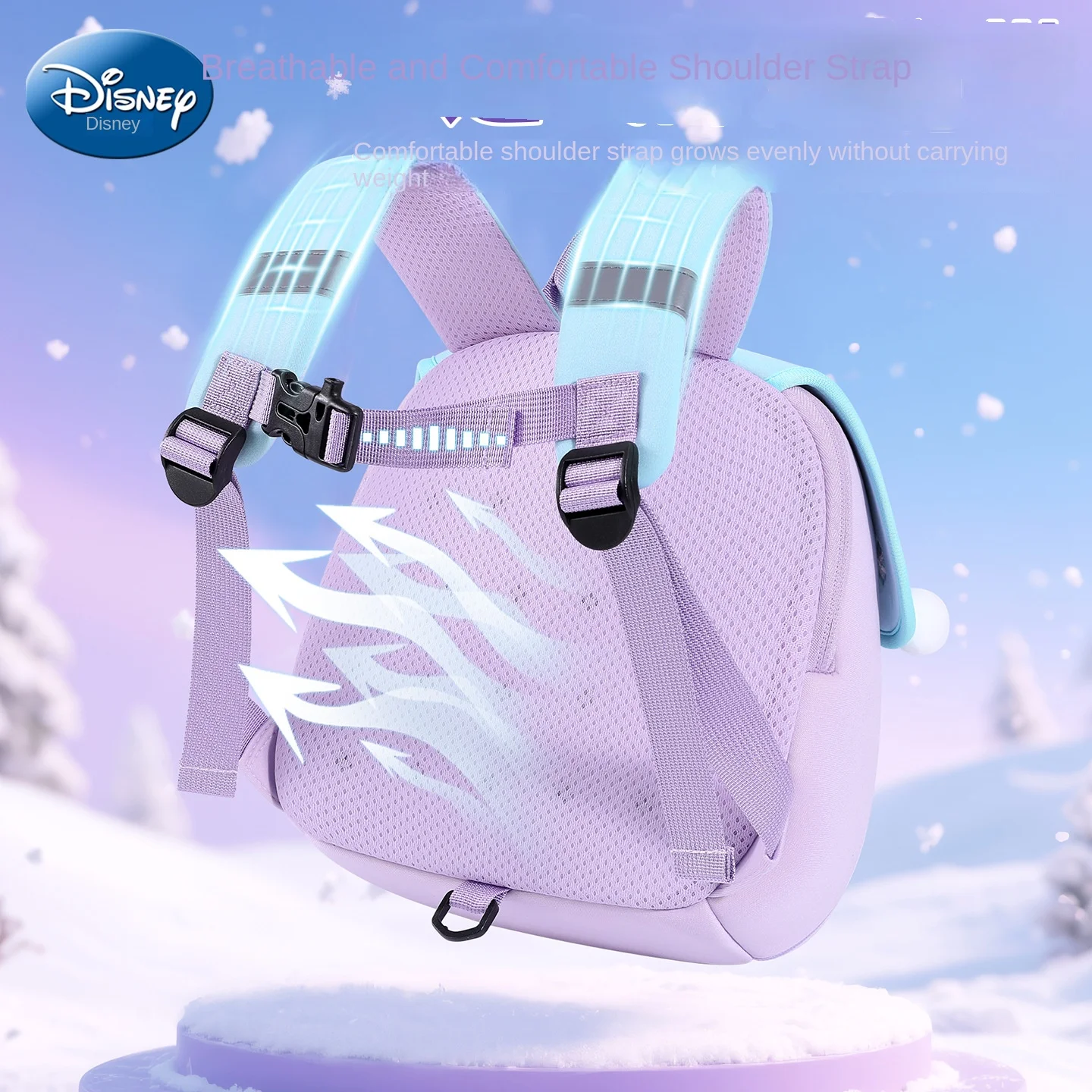 Disney Girl Kindergarten Backpack Minnie Student Shoulder Orthopedic School Bag Large Capacity Water Proof Kids Gifts Mochilas