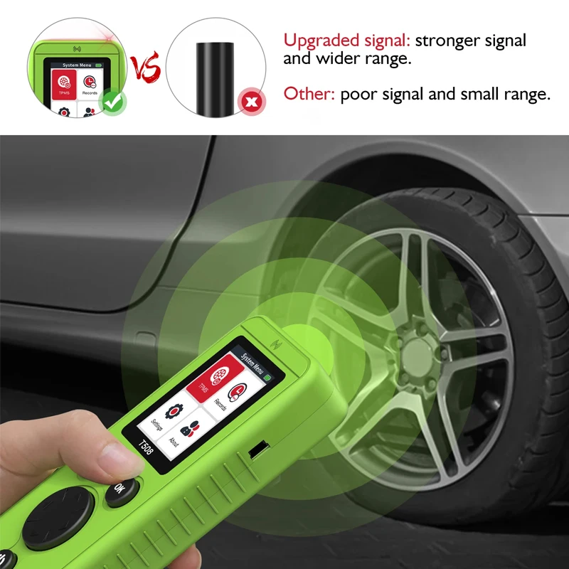 Car TPMS Relearn Tool Universal T508 TPMS Car Tire Pressure Activate Sensor Reset Tool For Volvo BMW Chevrolet Buick Kia Ford