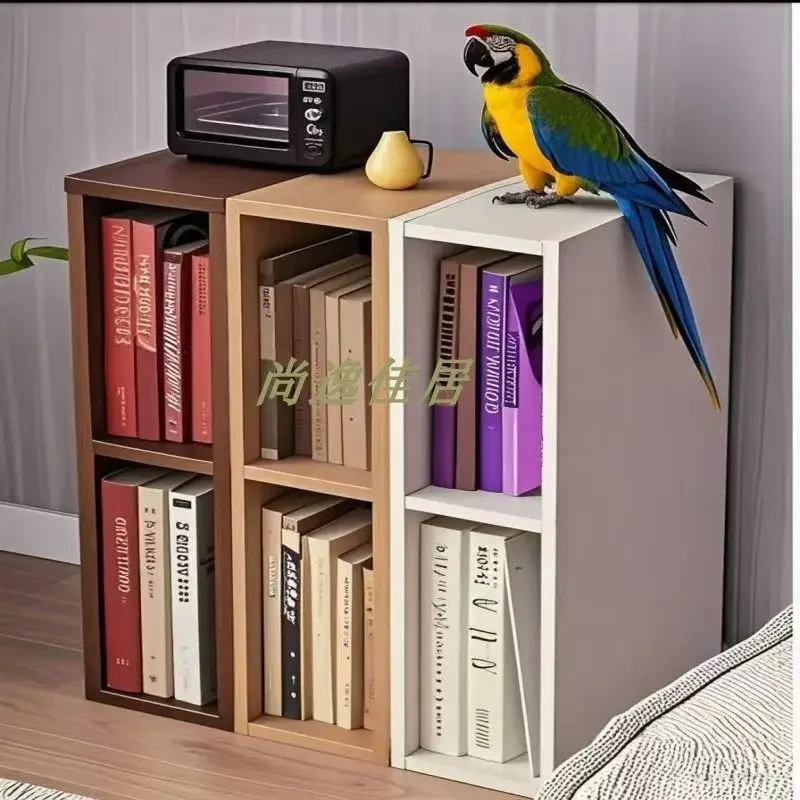 Bookcase grid free combination floor locker living room small bookcase bedroom bay window