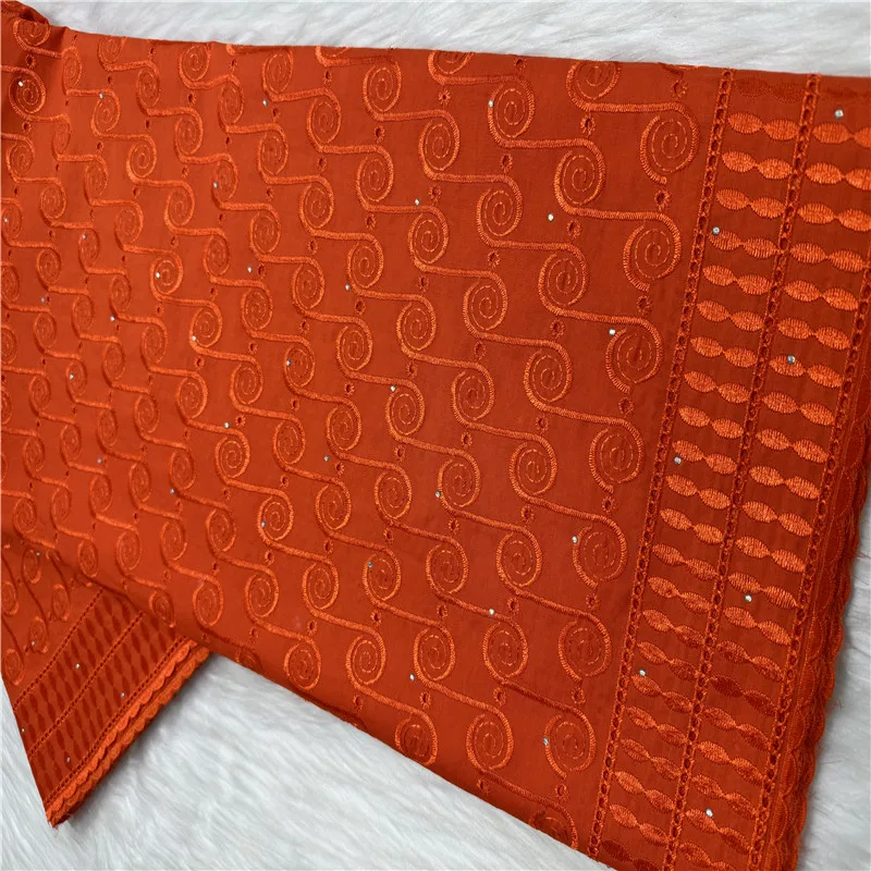 

5-ярдовая швейцарская вуаль, кружевная ткань Lafaya, тяжелая вышивка бисером, африканский 100% хлопок, популярный стиль Дубая, материал для вечеринки 27L5916