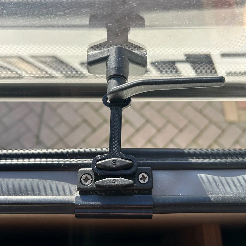 

2pcs Motorhome Window Ventilation Stay For PolyPlastic Windows Limiter Caravan Accessories Caravan Window Ventilation Limiter