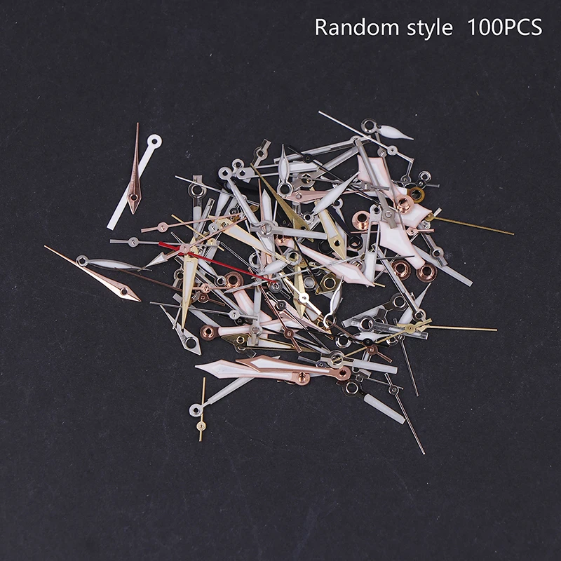 

100 шт., аксессуары для часов, стрелки, случайная доставка, смешанные размеры и стили указателей, аксессуары «сделай сам», стимпанк, бабочка, насекомые