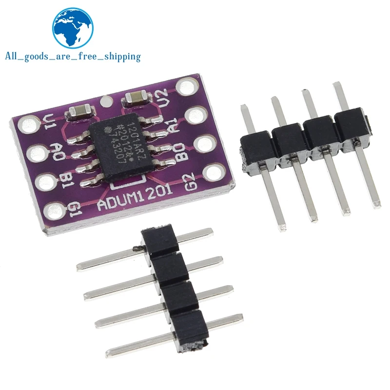 TZT Magnetic Isolator Board Module Replace Optocouplers CJMCU-1201 ADUM1201 Isolator ADUM1201ARZ SOIC 8 Isolator SPI Interface