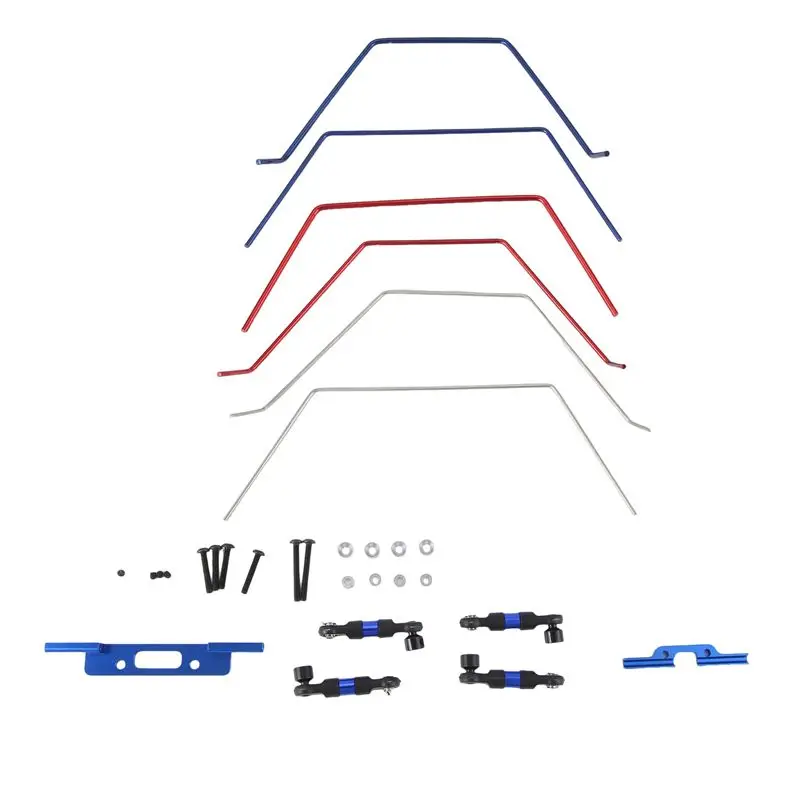 Front And Rear Wide Sway Bar Anti Roll Bar Kit For Traxxas Slash 2WD 1/10 RC Car Upgrade Parts