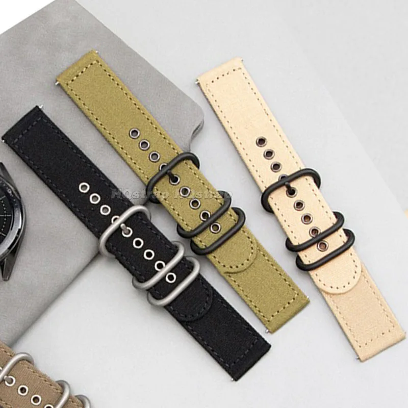 Nylon Strap 18m 20mm 22mm 24mm Watchbands Sport Comfortable Band Quick Release Wristband Smart Watch Bracelet Replacement Belt