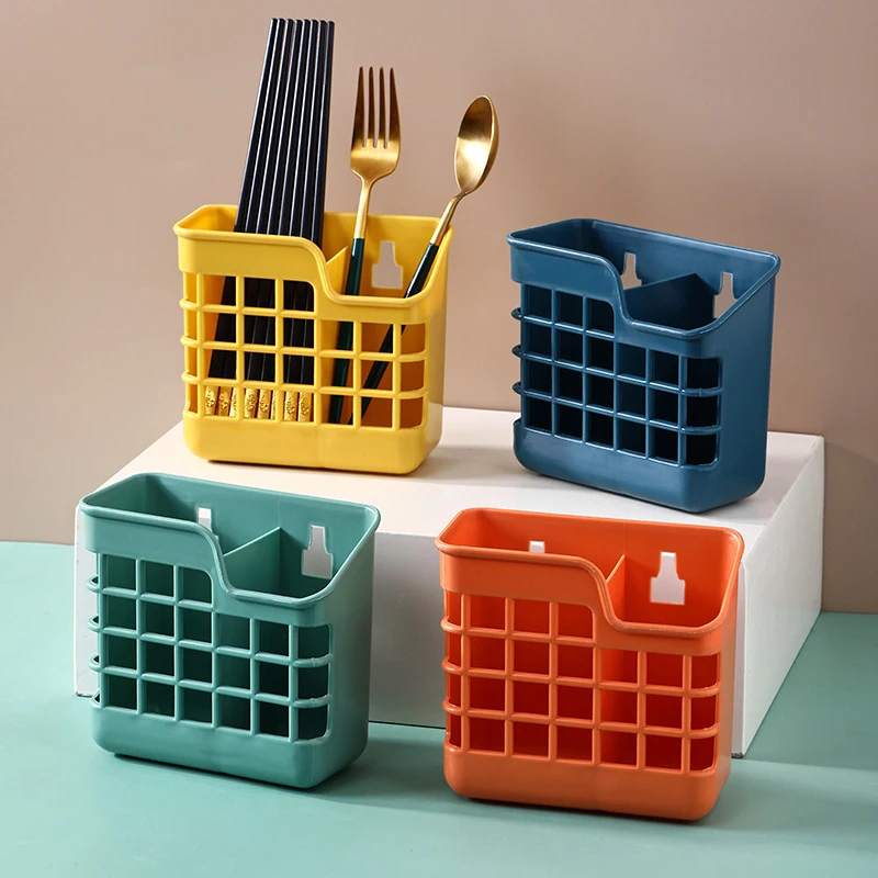 Kitchen Cutlery Storage Holder Multifunctional Kitchen Drawer Organizers Drying Rack Basket for Living Room Kitchen Dropshipping